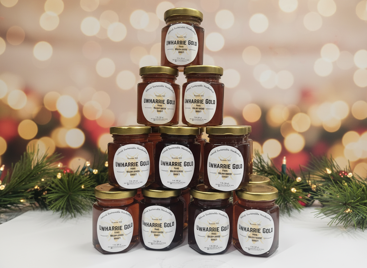 Give the gift of sweetness this season with Christmas honey sets tailored just for you