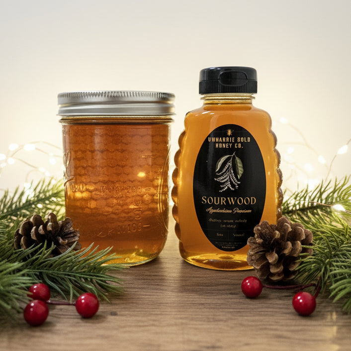 Give the gift of sweetness this season with Christmas honey sets tailored just for you