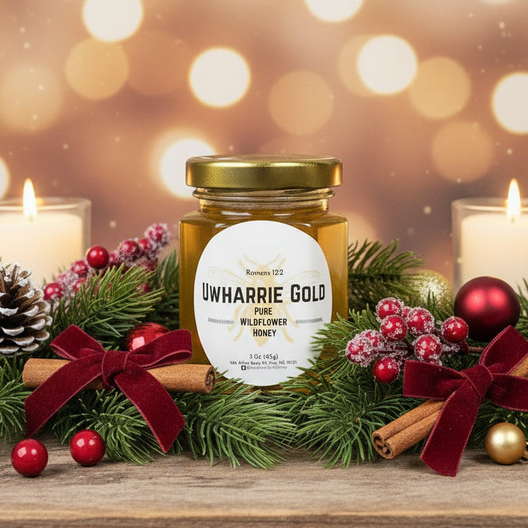 Give the gift of sweetness this season with Christmas honey sets tailored just for you