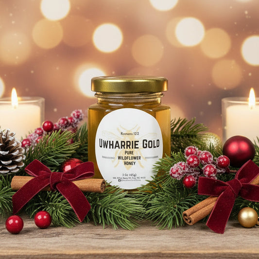 Give the gift of sweetness this season with Christmas honey sets tailored just for you