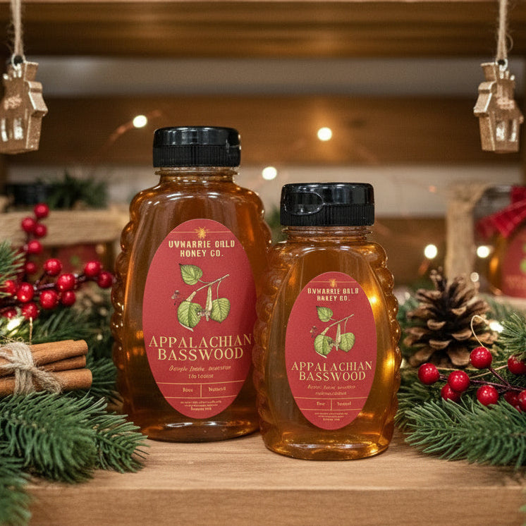 Give the gift of sweetness this season with Christmas honey sets tailored just for you